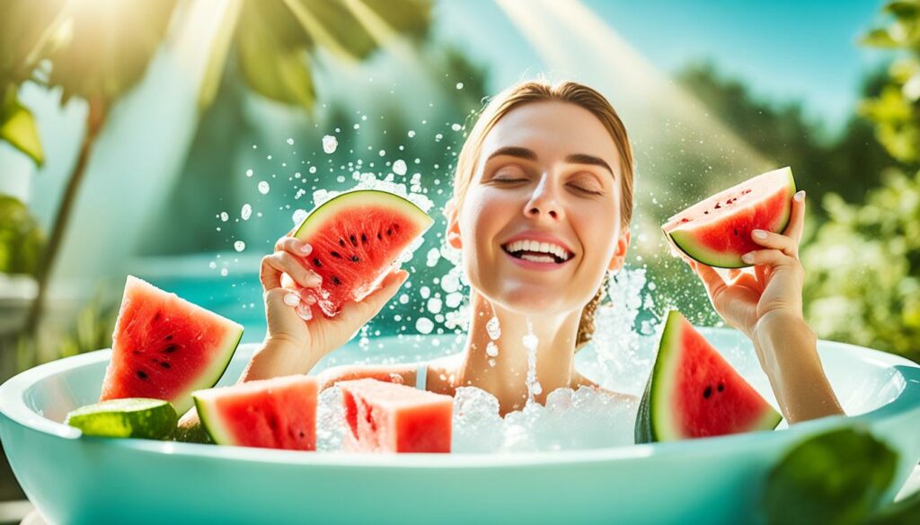 Limpieza facial en verano