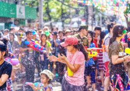 Festival Songkran en Tailandia
