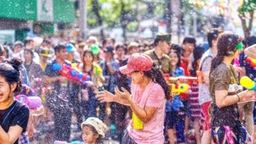 Festival Songkran en Tailandia