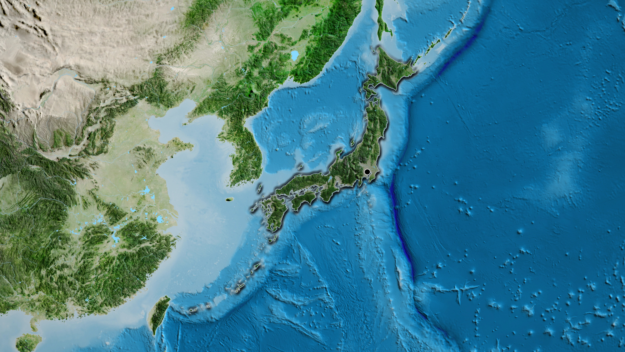 Imagen aérea de Japón